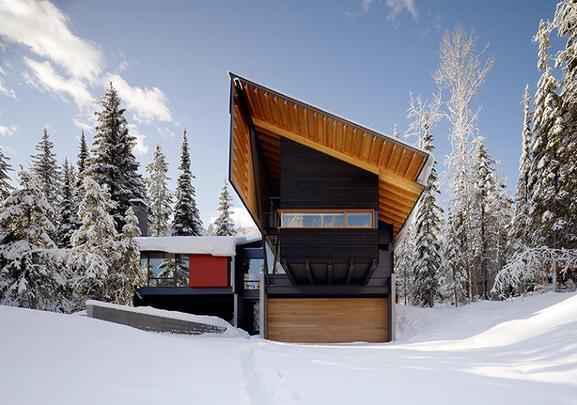 Kicking Horse Residence by Bohlin Cywinski Jackson - Casa de férias num resort com eficiente processo para captar energia no verão e utilizá-la no inverno - Divulgação/AIA