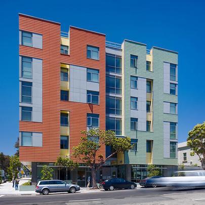 Merritt Crossing Senior Apartments by Leddy Maytum Stacy Architects - Divulgação/AIA