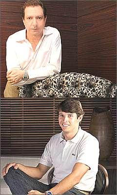 O aqruiteto e designer Eraldo Pinheiro e o gerente de marketing da Líder Interiores, Tiago Nogueira (Divulgação) O aqruiteto e designer Eraldo Pinheiro e o gerente de marketing da Líder Interiores, Tiago Nogueira (Divulgação)