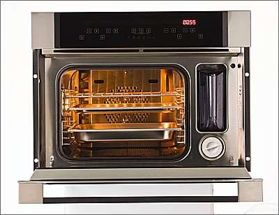 Forno da Elettromec usa sistema a vapor para manter proteínas, fibras e o sabor dos pratos (Elettromec/Divulgação) Forno da Elettromec usa sistema a vapor para manter proteínas, fibras e o sabor dos pratos (Elettromec/Divulgação)