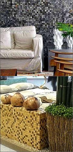 Produtos ecológicos dão um toque especial nos ambientes (Ibiza Acabamentos/Divulgação) Produtos ecológicos dão um toque especial nos ambientes (Ibiza Acabamentos/Divulgação)