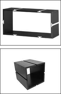 Foto 1: Cubo preto grande - R$ 89 Foto 2: Cubo preto pequeno - R$ 79 (Divulga��o MMM)