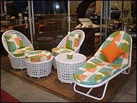 Poltrona Piffe e Chaise Eclipse (Divulgação: Só Lazer Móveis) Poltrona Piffe e Chaise Eclipse (Divulgação: Só Lazer Móveis)