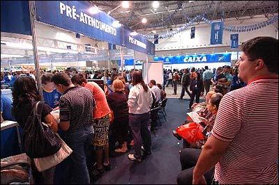 Feir�o da Casa Pr�pria da Caixa Economica Federal no Expominas (Jackson Romanelli/EM/D.A Press)