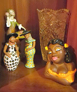 Bonecas artesanais compradas no Nordeste e em Pirenópolis (Lugar Certo) Bonecas artesanais compradas no Nordeste e em Pirenópolis (Lugar Certo)