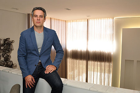 Luis Fábio rezende de Araújo diz que a estrutura é muito usada para aproveitar o desnível em coberturas inclinadas (Eduardo Almeida/RA Studio) Luis Fábio rezende de Araújo diz que a estrutura é muito usada para aproveitar o desnível em coberturas inclinadas (Eduardo Almeida/RA Studio)
